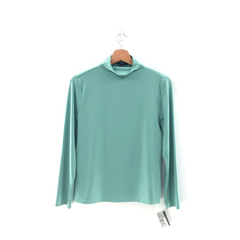 Alfani Funnel-Neck Top Fresh Sprig M‎